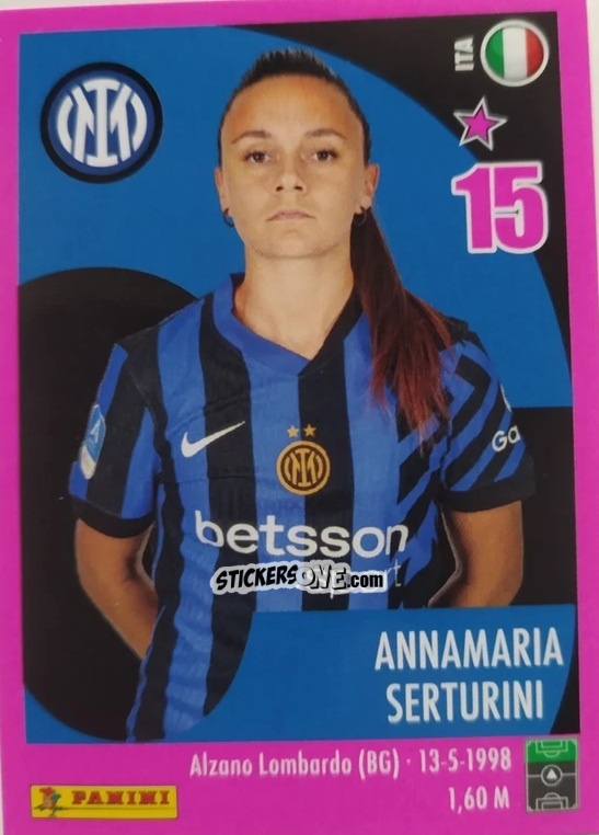 Cromo Annamaria Serturini - Calciatrici 2024-2025 n. 80 - Panini