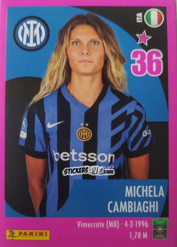 Sticker Michela Cambiaghi - Calciatrici 2024-2025 n. 81 - Panini