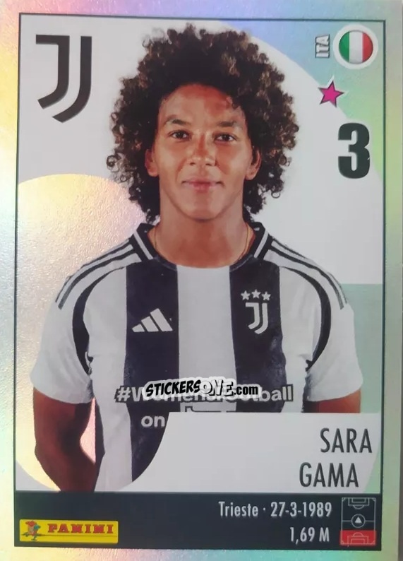 Figurina Sara Gama (Capitano) - Calciatrici 2024-2025 n. 84 - Panini