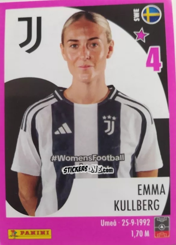 Sticker Emma Kullberg - Calciatrici 2024-2025 n. 87 - Panini