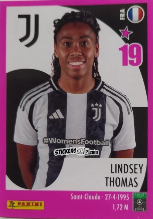 Cromo Lindsey Thomas - Calciatrici 2024-2025 n. 108 - Panini