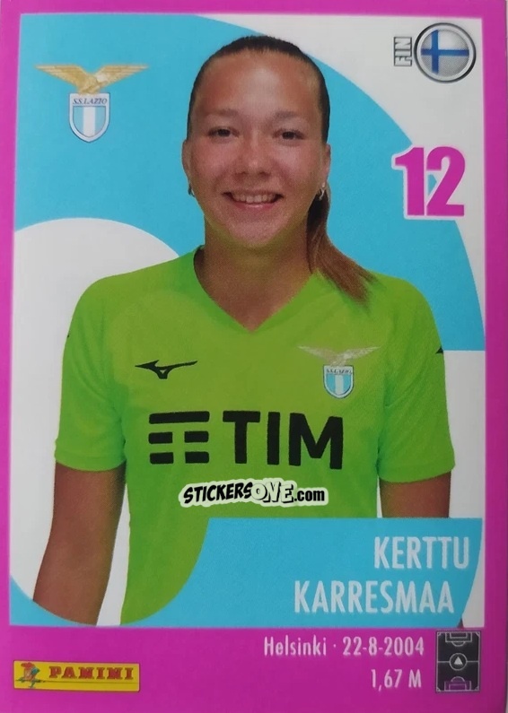 Sticker Kerttu Karresmaa - Calciatrici 2024-2025 n. 112 - Panini
