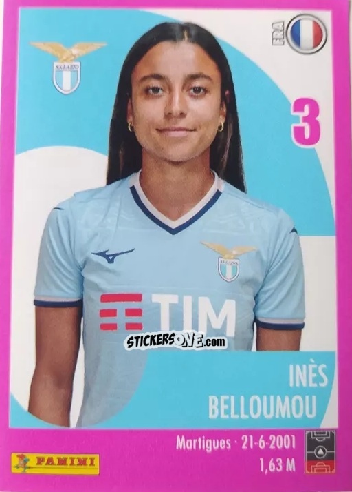 Figurina Ines Belloumou - Calciatrici 2024-2025 n. 116 - Panini