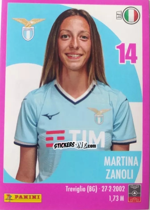 Cromo Martina Zanoli - Calciatrici 2024-2025 n. 120 - Panini