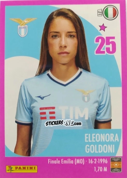 Cromo Eleonora Goldoni - Calciatrici 2024-2025 n. 129 - Panini