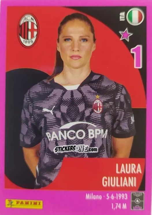 Sticker Laura Giuliani - Calciatrici 2024-2025 n. 137 - Panini