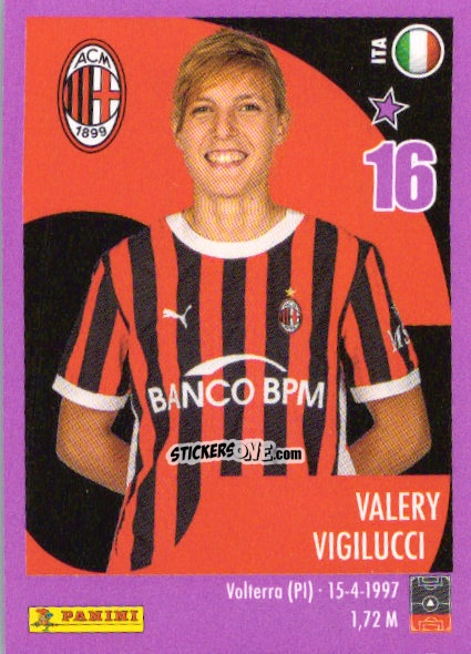 Figurina Valery Vigilucci - Calciatrici 2024-2025 n. 147 - Panini