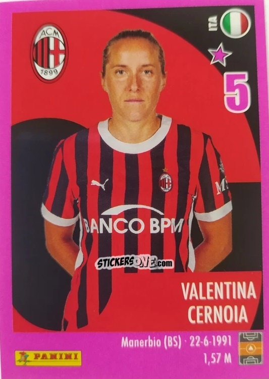 Sticker Valentina Cernoia - Calciatrici 2024-2025 n. 148 - Panini