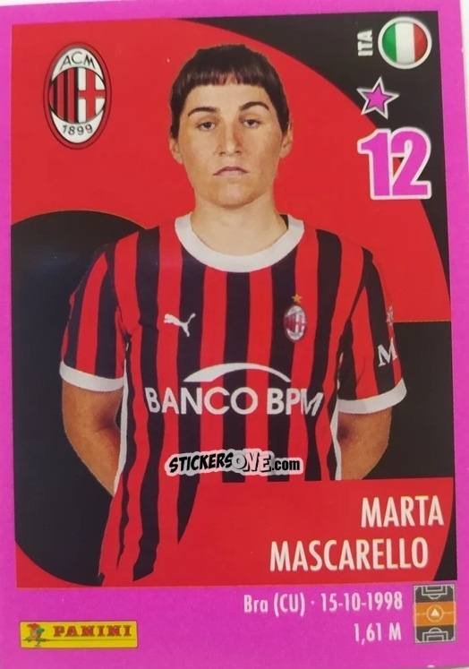 Cromo Marta Mascarello - Calciatrici 2024-2025 n. 149 - Panini