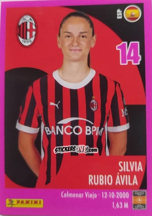 Sticker Silvia Rubio Avila - Calciatrici 2024-2025 n. 150 - Panini