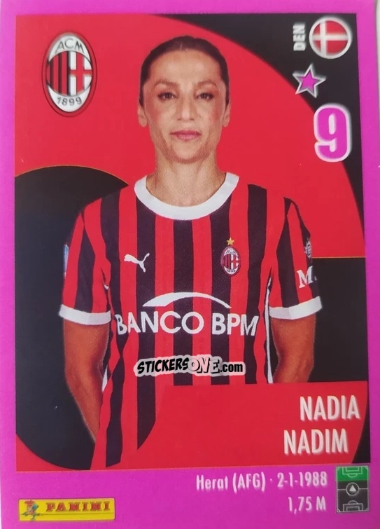 Sticker Nadia Nadin - Calciatrici 2024-2025 n. 155 - Panini
