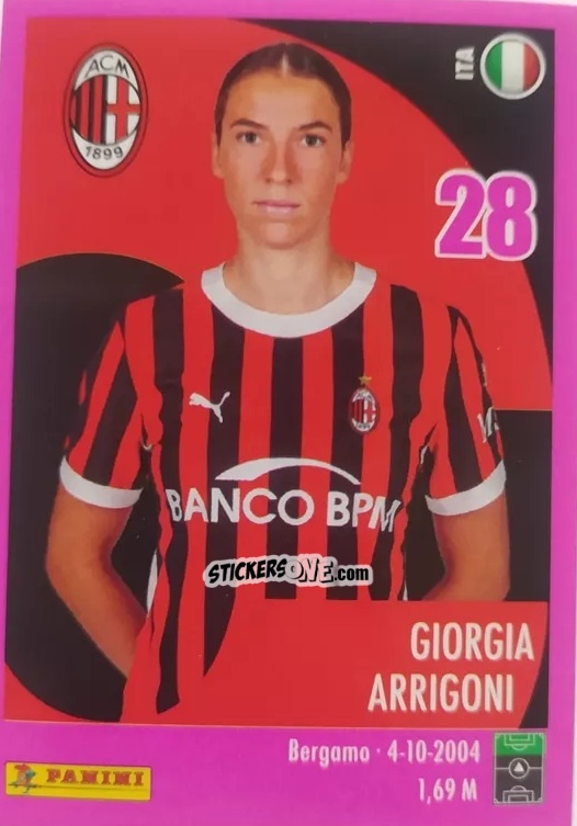 Sticker Giorgia Arrigoni - Calciatrici 2024-2025 n. 158 - Panini