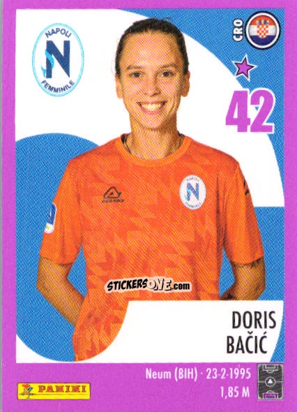 Sticker Doris Bacic - Calciatrici 2024-2025 n. 163 - Panini