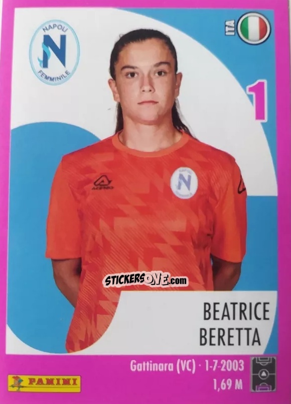 Sticker Beatrice Beretta - Calciatrici 2024-2025 n. 164 - Panini