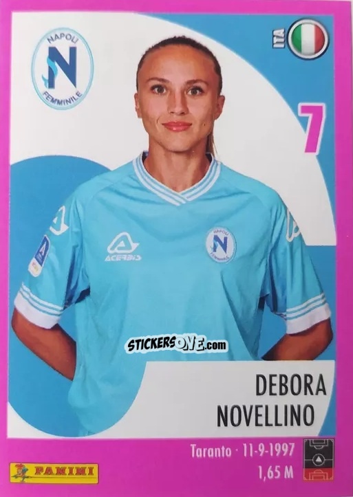 Sticker Debora Novellino - Calciatrici 2024-2025 n. 169 - Panini