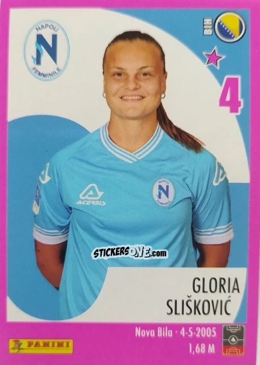 Cromo Gloria Sliskovic - Calciatrici 2024-2025 n. 172 - Panini