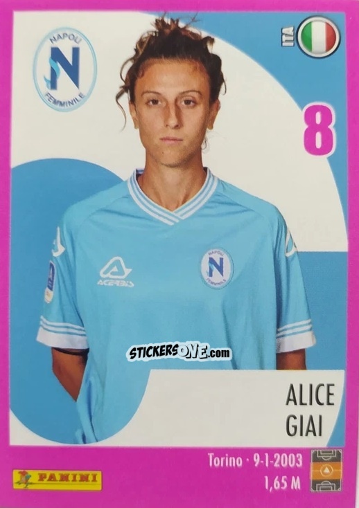 Sticker Alice Giai - Calciatrici 2024-2025 n. 176 - Panini