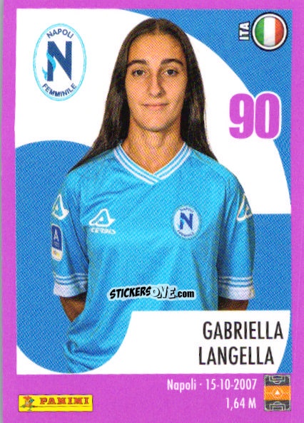Cromo Gabriella Langella - Calciatrici 2024-2025 n. 177 - Panini