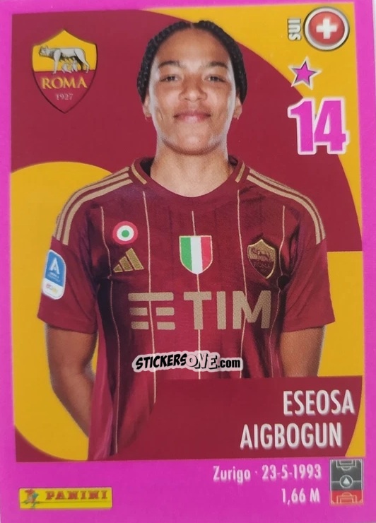 Cromo Eseosa Aigbogun - Calciatrici 2024-2025 n. 194 - Panini