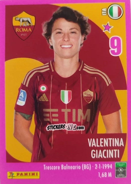 Cromo Valentina Giacinti - Calciatrici 2024-2025 n. 207 - Panini