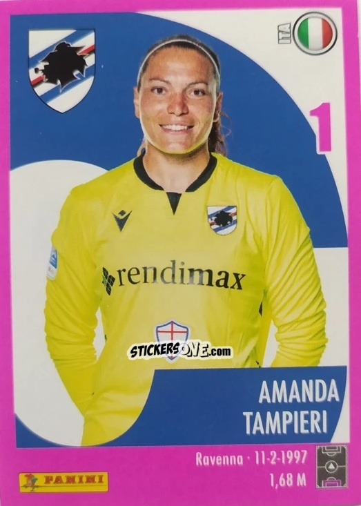 Sticker Amanda Tampieri - Calciatrici 2024-2025 n. 215 - Panini