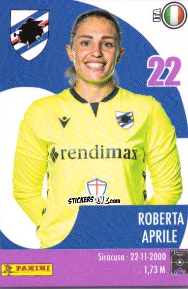 Sticker Roberta Aprile - Calciatrici 2024-2025 n. 216 - Panini