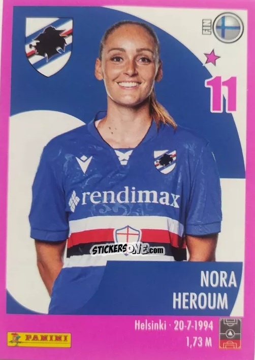 Figurina Nora Heroum - Calciatrici 2024-2025 n. 220 - Panini