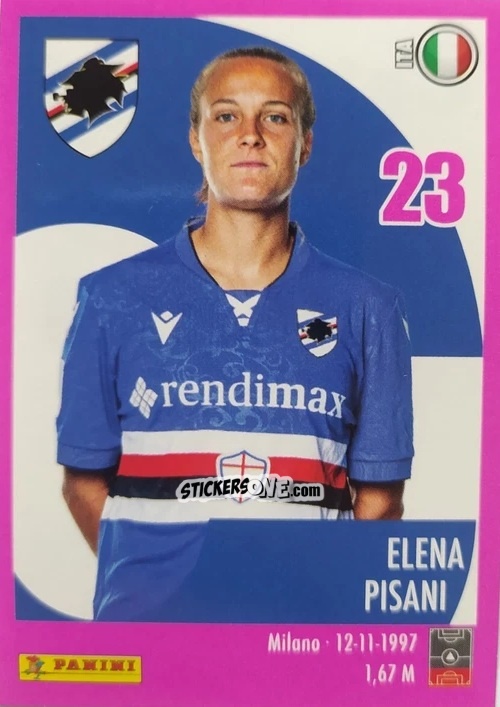 Figurina Elena Pisani - Calciatrici 2024-2025 n. 223 - Panini