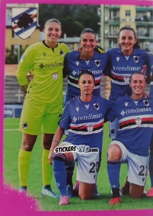 Figurina Squadra Sampdoria - Calciatrici 2024-2025 n. 231 - Panini