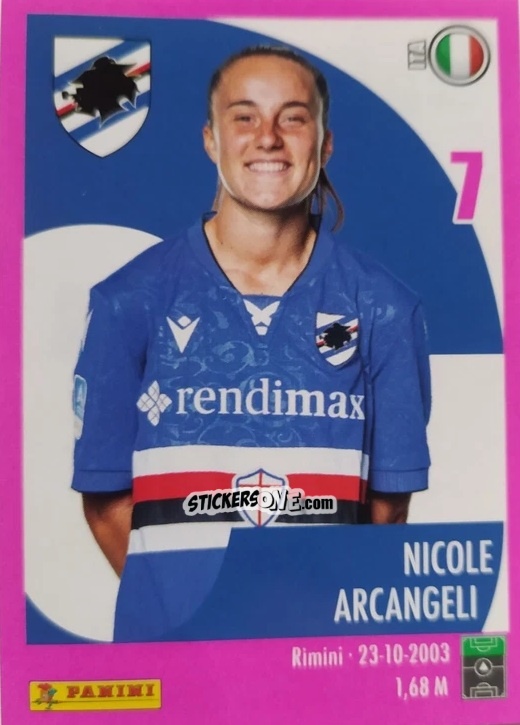 Sticker Nicole Arcangeli - Calciatrici 2024-2025 n. 234 - Panini