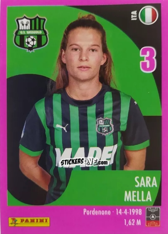 Cromo Sara Mella - Calciatrici 2024-2025 n. 245 - Panini