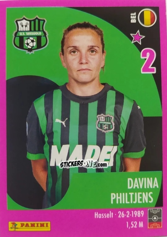 Figurina Davina Philtjens - Calciatrici 2024-2025 n. 246 - Panini
