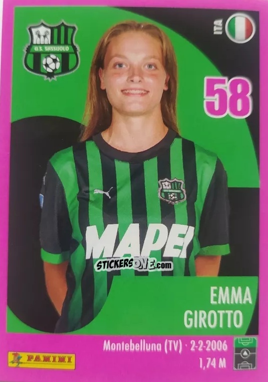 Cromo Emma Girotto - Calciatrici 2024-2025 n. 262 - Panini