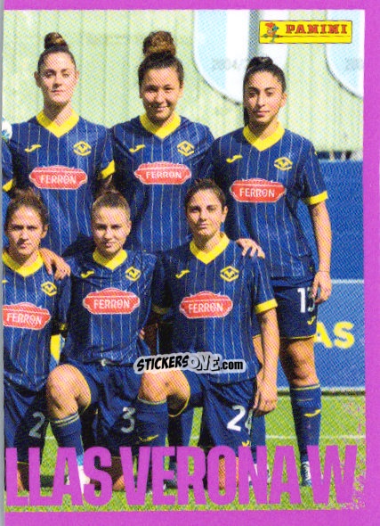 Sticker Squadra Hellas Verona W - Calciatrici 2024-2025 n. 280 - Panini