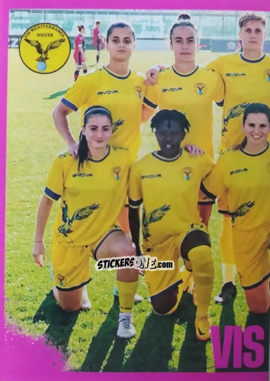 Sticker Squadra Vis Mediterranea - Calciatrici 2024-2025 n. 295 - Panini