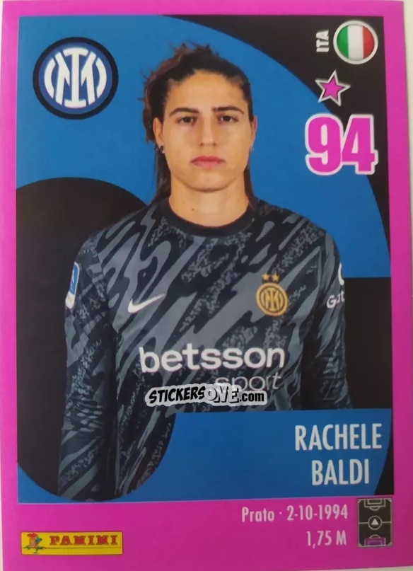 Cromo Rachele Baldi - Calciatrici 2024-2025 n. 60 - Panini