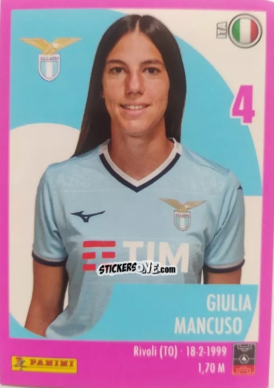 Cromo Giulia Mancuso - Calciatrici 2024-2025 n. 117 - Panini