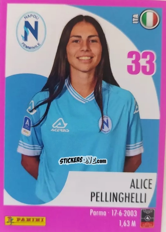 Cromo Alice Pellinghelli - Calciatrici 2024-2025 n. 170 - Panini