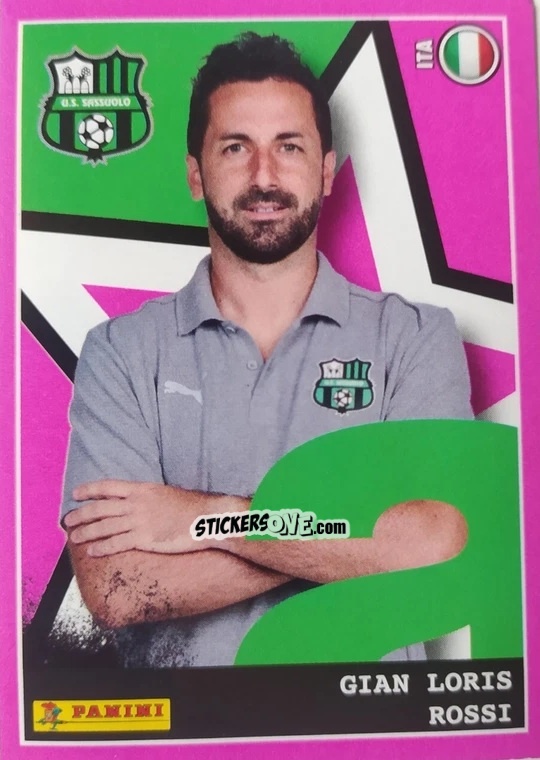 Cromo Gian Loris Rossi (Allenatore Sassuolo) - Calciatrici 2024-2025 n. 244 - Panini