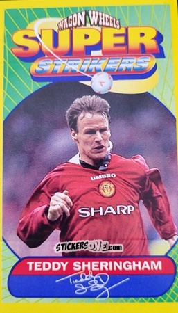 Sticker Teddy Sheringham - Super Strikers 1998
 n. 4 - Wagon Wheels