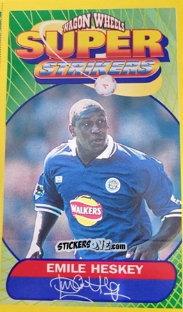 Sticker Emile Heskey - Super Strikers 1998
 n. 8 - Wagon Wheels