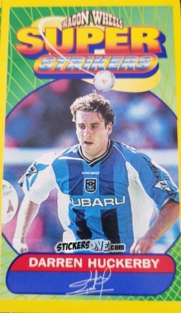 Sticker Darren Huckerby - Super Strikers 1998
 n. 10 - Wagon Wheels