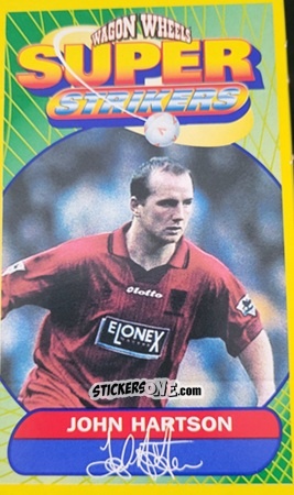 Sticker John Hartson - Super Strikers 1998
 n. 6 - Wagon Wheels