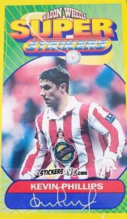 Sticker Kevin Phillips - Super Strikers 1998
 n. 5 - Wagon Wheels