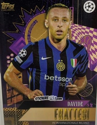 Sticker Davide Frattesi - Gold UEFA Club Competitions 2024-2025
 n. 10 - Topps