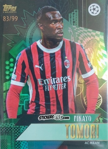 Sticker Fikayo Tomori - Gold UEFA Club Competitions 2024-2025
 n. 19 - Topps