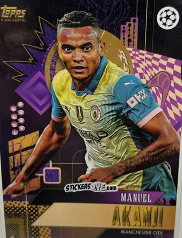 Sticker Manuel Akanji - Gold UEFA Club Competitions 2024-2025
 n. 36 - Topps