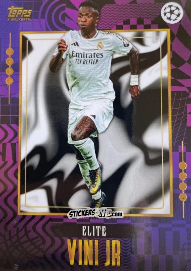 Sticker Vini Jr - Gold UEFA Club Competitions 2024-2025
 n. 61 - Topps