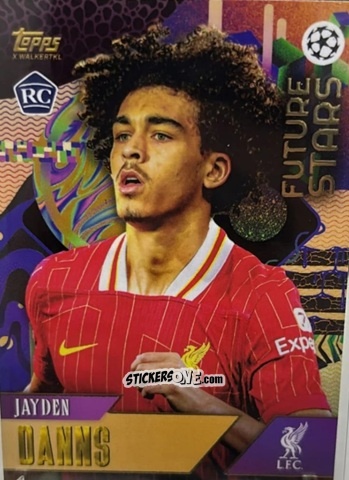 Sticker Jayden Danns - Gold UEFA Club Competitions 2024-2025
 n. 70 - Topps