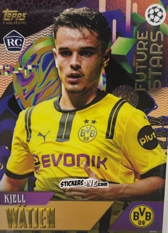 Sticker Kjell Wätjen - Gold UEFA Club Competitions 2024-2025
 n. 72 - Topps